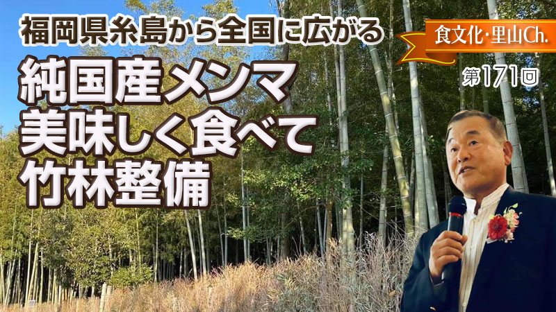 福岡県糸島から全国に広がる　純国産メンマ美味しく食べて竹林整備